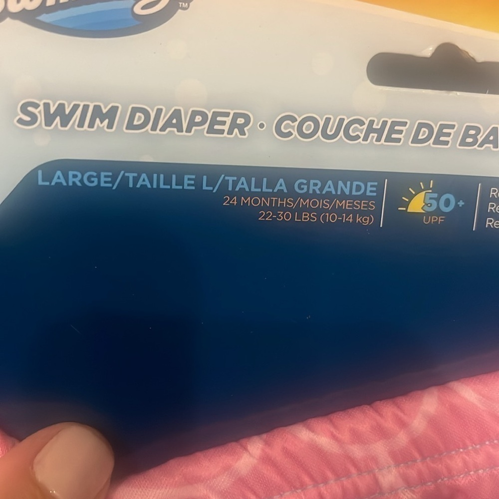 Girls mermaid Reusable Swim Diapers Lot of 3 - Picture 7 of 7